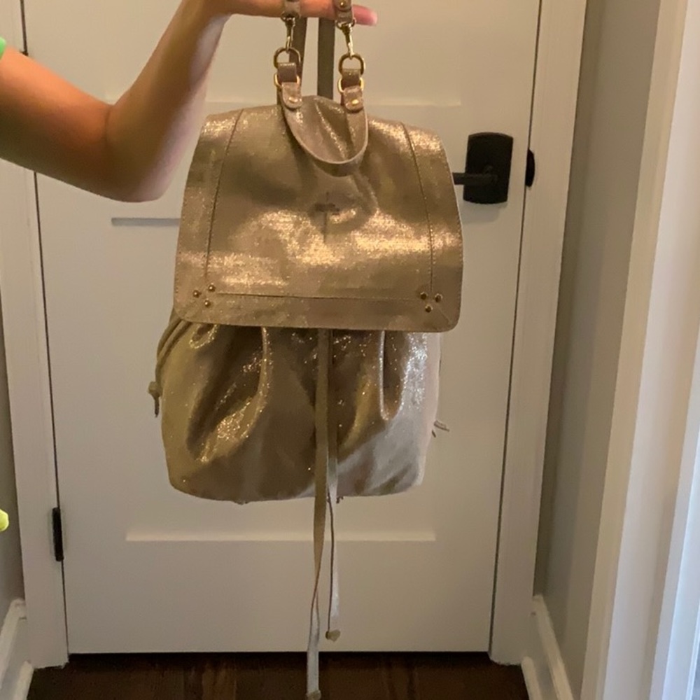 Jerome Dreyfuss Florent gold backpack